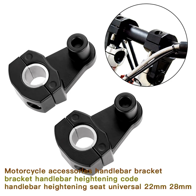 22/28Mm Motorfiets Stuur Adapter Stam Risers Verhogen Beugel Voor Honda Yamaha Kawasaki Suzuki Ducati