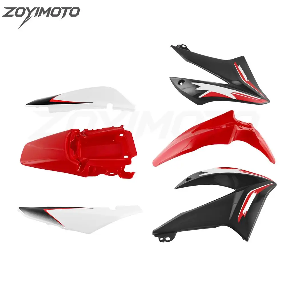For Honda XR150L Dirt Bike Full Body Plastics Fairing Kit Fender Side Cover Fuel Tank Shield Headlight Replacement