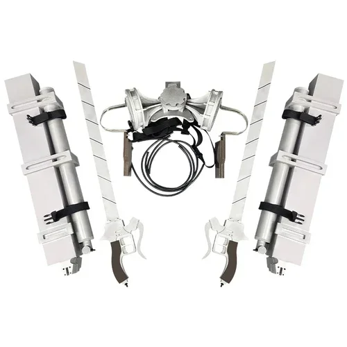 Anime Eren 3d Maneuver Gear Mikasa Cosplay Rekwisieten Wapen Zwaarden Donder Speren Voor Halloween Kerstfeest