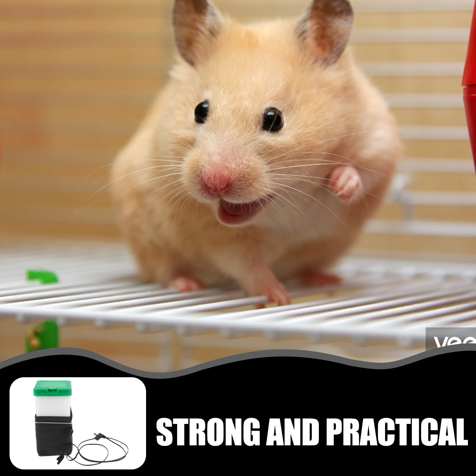 

Heated Water Bottle For Rabbits Hamsters Automatic Pet Water Dispenser No Leak Plastic Hanging Feeder For Small Animals Bunny