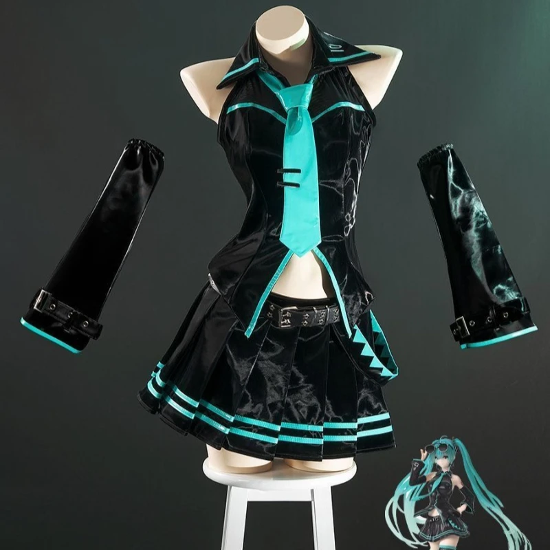 Hatsune Miku Cosplay Clothes Anime Peripheral Cute Cartoon Dress Japanese Kawaii Skirt Suit As A Birthday Gift for A Friend