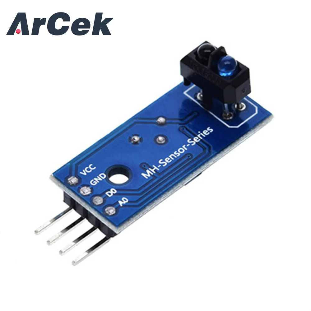 

TCRT5000 Infrared Reflective IR Photoelectric Switch Barrier Line Track Sensor Module blue