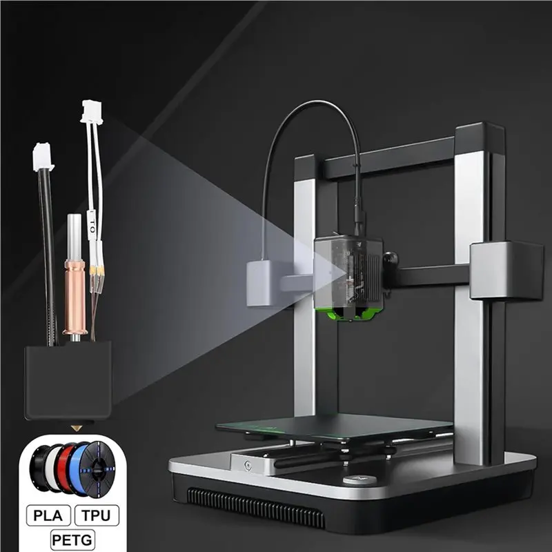 A7THK-2X For Anycubic Kobra 3 Hotend Kit, Hot End Kit For 3D Printers With 0.4 Mm Brass Nozzles, Nozzle Key, Cleaning Needles