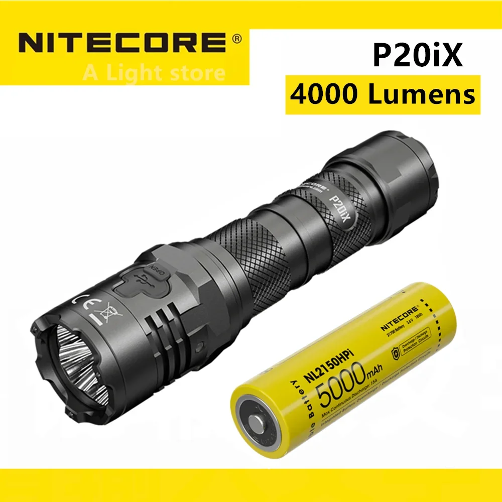 NITECORE P20iX التكتيكية مضيا مشاعل قابلة للشحن السوبر مشرق الصيد الشعلة اليد ضوء دورية فانوس ربح الشعلة
