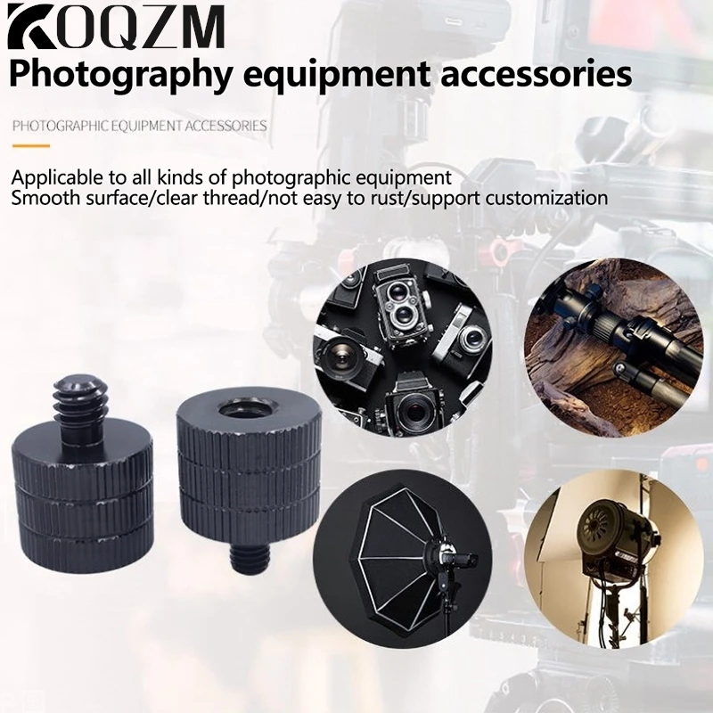 1/4 To M4 M5 M6 M8 M10 Camera Photographic Equipment Accessories Thread Screw Mount Converter Adapter Microphone Stand Bracket