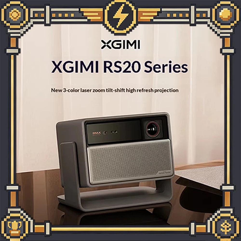 

Проектор XGIMI RS 20 Pro Max с тройным лазером, 4300 ISO, Dolby HDR, IMAX, контрастность 20000:1, интеллектуальное предотвращение препятствий
