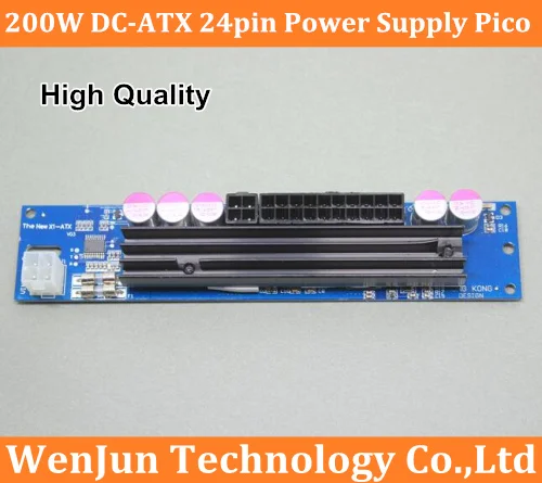 DC DC ATX Peak PSU 12V 200W Pico ATX Switch PSU 24pin 20PIN + 4PIN MINI ITX DC to Car ATX PC Power Supply For PC Computer