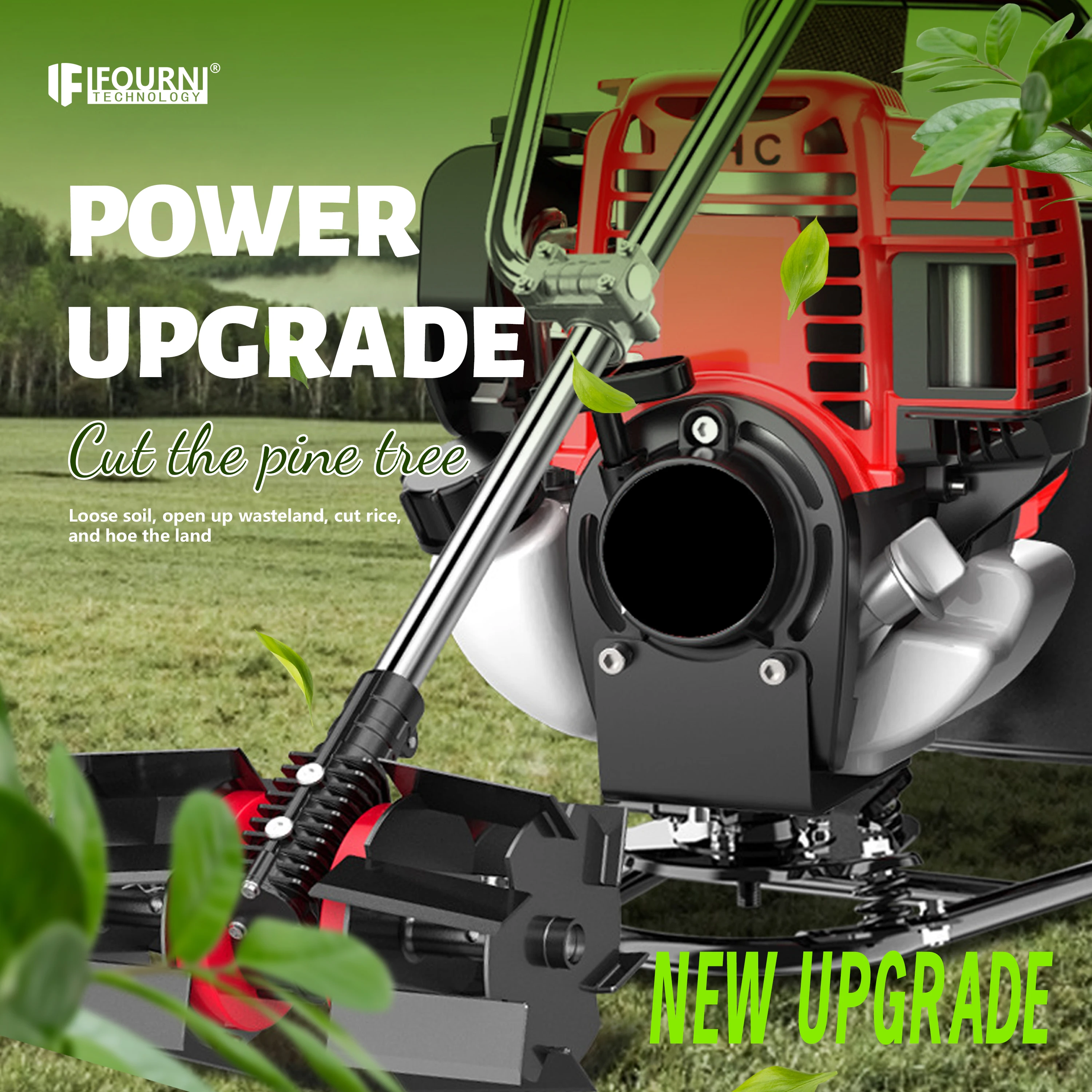 الظهر حزمة آلة تقطيع الفراشي أدوات الحدائق الثقيلة Du/ty 4 السكتة الدماغية آلة قطع العشب الزراعية Ga/الصلبة أداة تشذيب الحافة #6