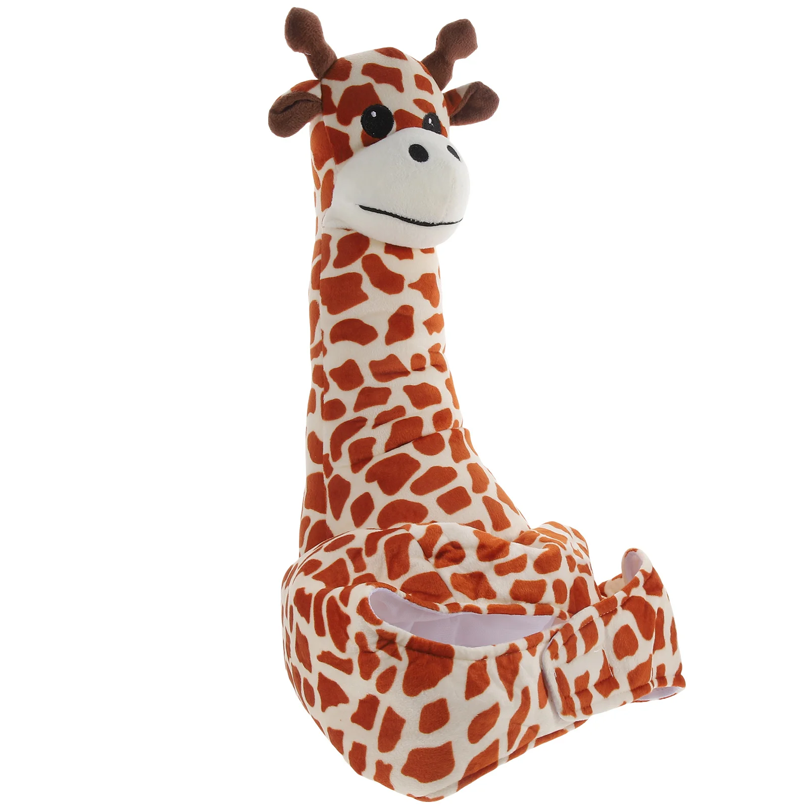 

1pc Giraffe Hood Funny Headwear Hat Costume Party Adult Kids Adjustable Size Photo Prop Cartoon Hat Year Round