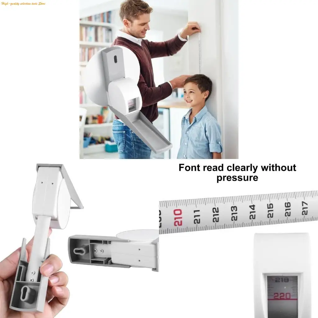 203F Height Meter Height Measuring Tape Height Measurement Meter with Wall Plate