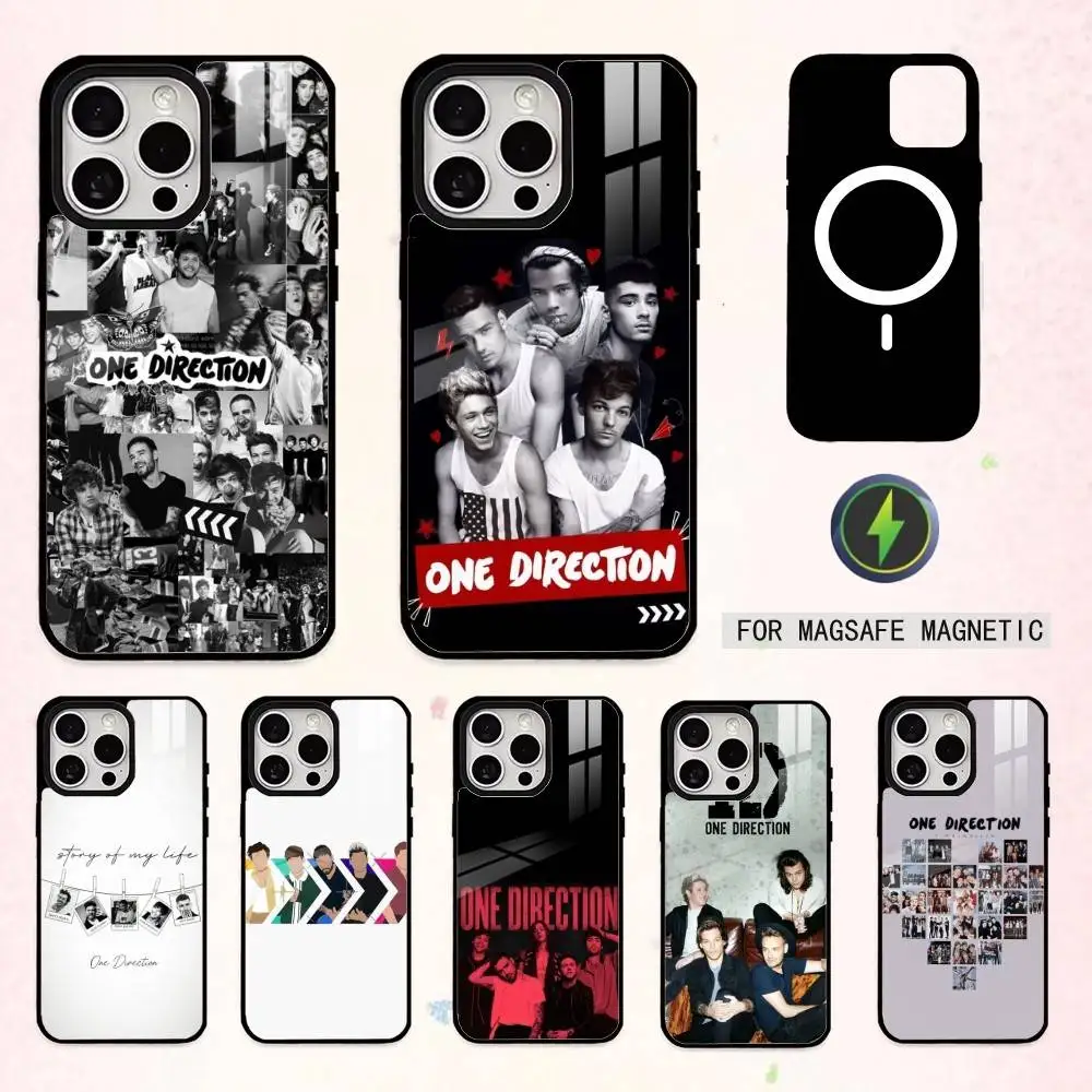 

Vintage One D-Direction-ES B-Band Phone Case For iPhone17,16,15,14,13,12,11 Plus,Pro Max Magnetic For Magsafe Wireless Charging