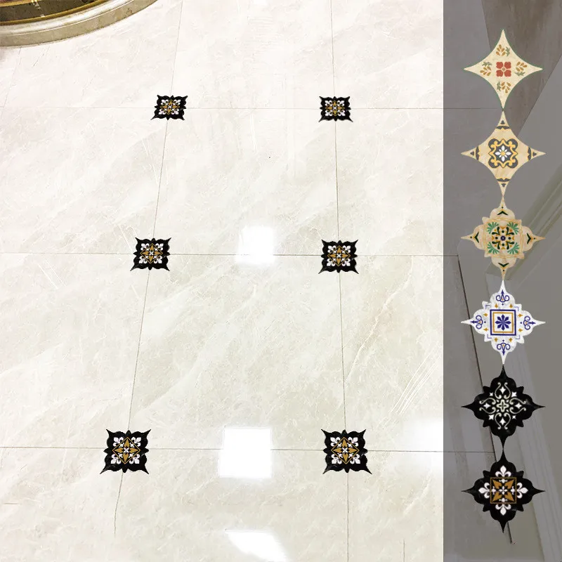 15-30pcs/set Adhesive Tile Decorative Sticker living room Corridor Waterproof Non-slip Diagonal Paper Gap Decoration Wall Decals