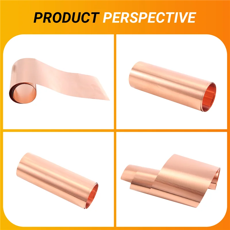 ABRW-Copper Sheet Roll, Metal Foil Plate 1000Mm X 100Mm