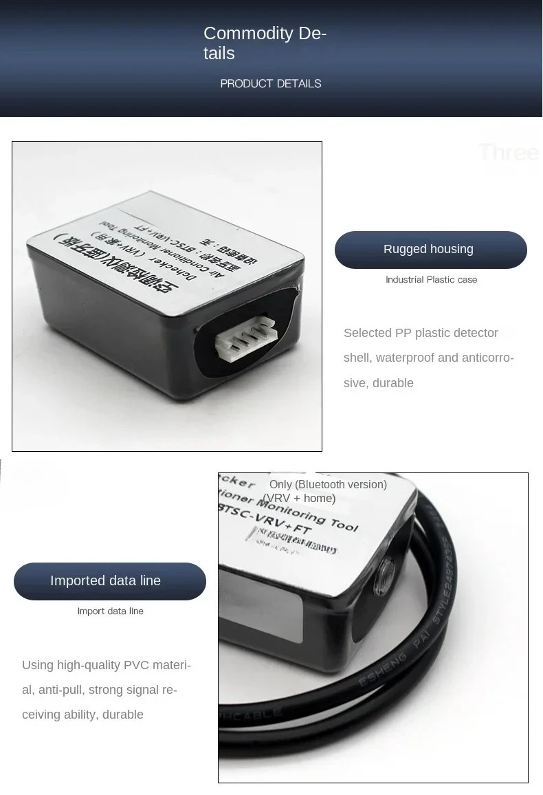 For Daikin VRV SkyAir D-Checker Diagnostic Tool Bluetooth, Service Tool 999172T 999187T for Troubleshooting