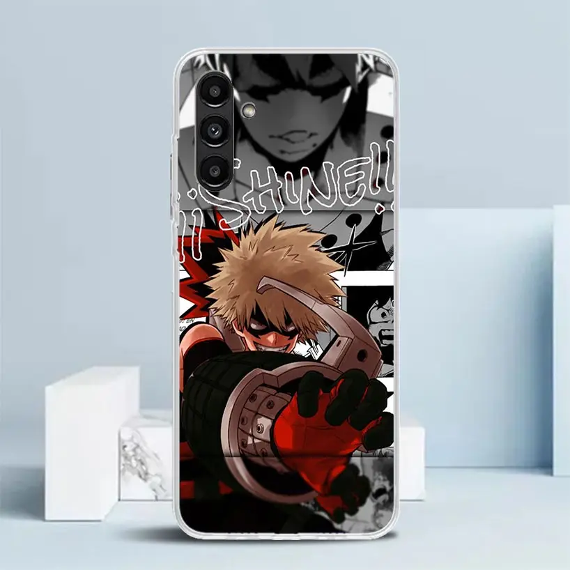 My Hero Bakugou Katsuki Phone Case For Samsung Galaxy A15 A14 A13 A12 A55 A54 A53 A52 A35 A34 A33 A32 A25 A24 A23 A22 A04S A03S