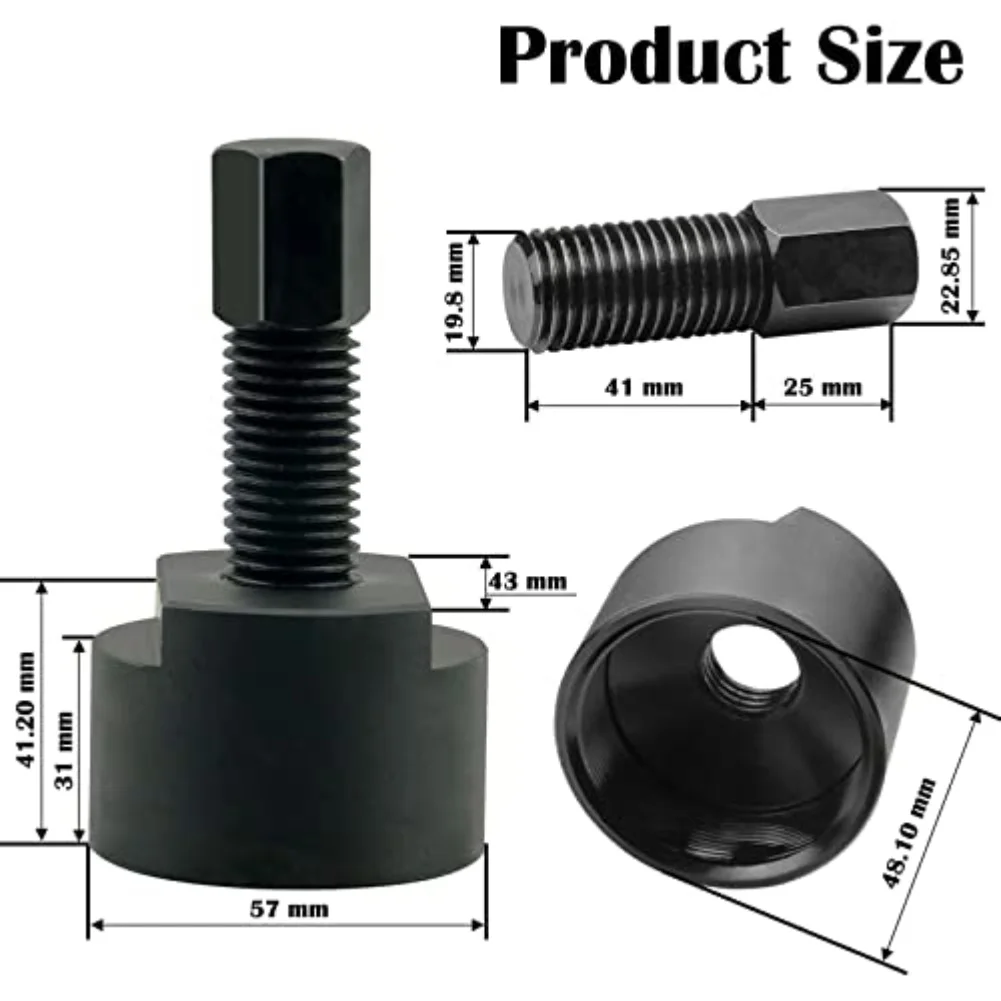 Flywheel Puller Tool Compatible with For Polaris For Ranger For RZR 570 900 1000 570 50mm Diameter 1 5 Thread Pitch