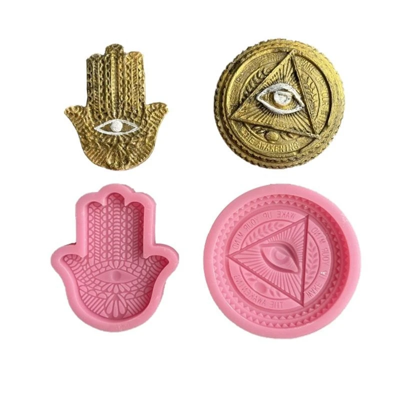 FATIMA HAND TOTTOM TOTTEM SILICO SPENDANTE MAPPONE EPOSSE RESINA MORCA