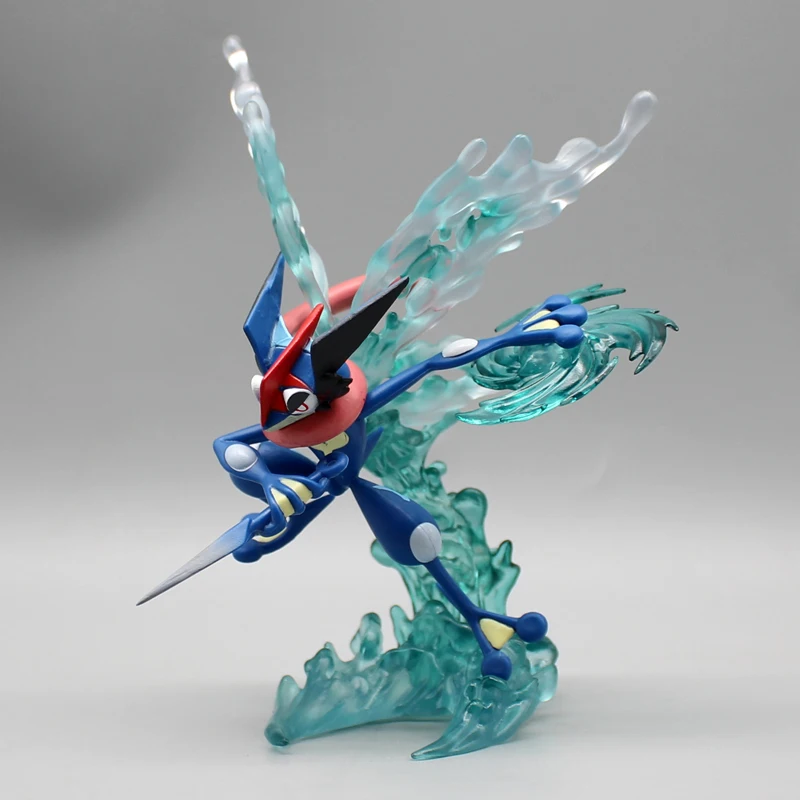 ฟิกเกอร์โปเกมอน Battle Greninja ตุ๊กตาขยับแขนขาได้การ์ตูน PVC โมเดลเครื่องประดับตั้งโต๊ะตุ๊กตาของเล่นของขวัญวันเกิดเด็ก