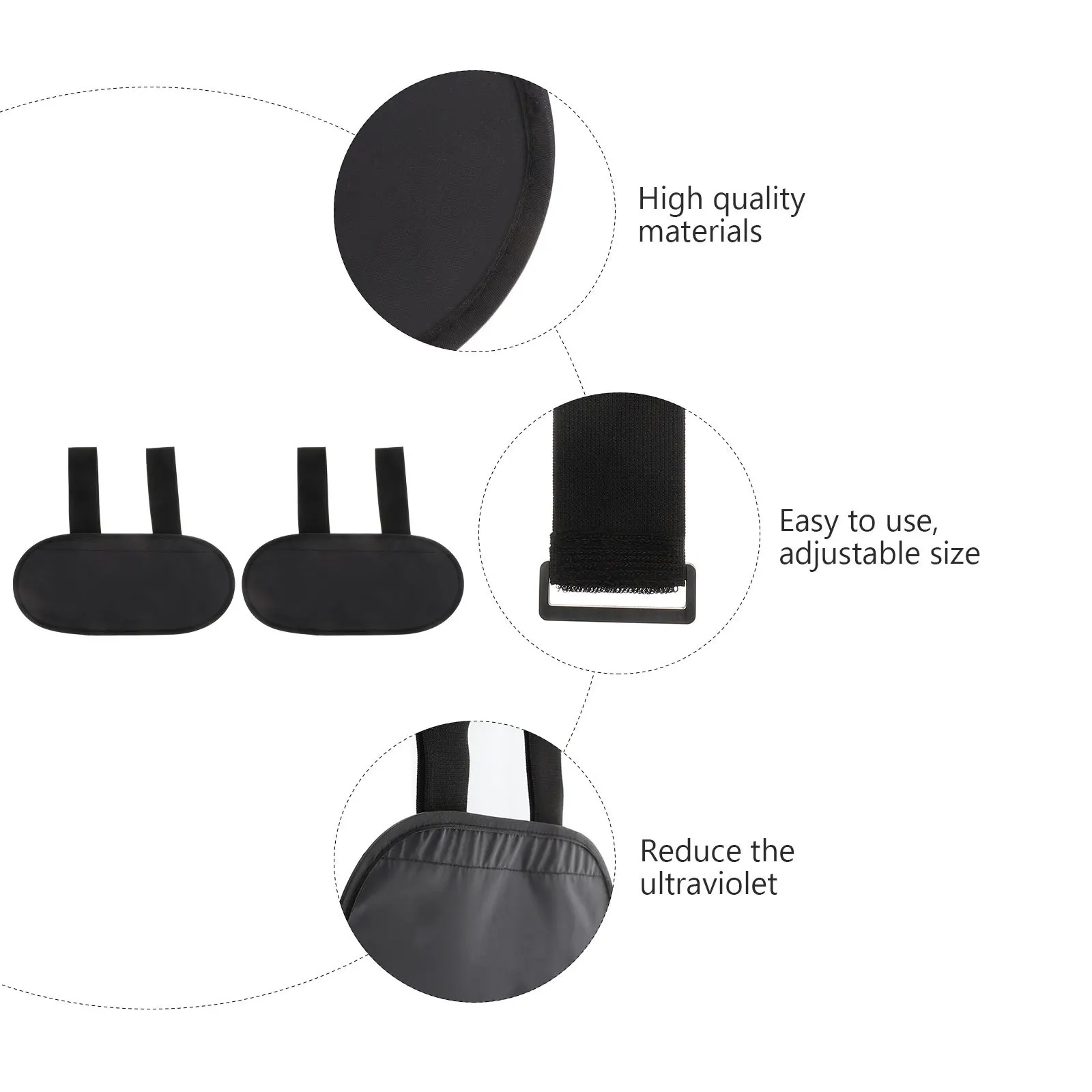 حاجب السيارة ظلة موسع الزجاج الأمامي الشمس الظل للسائق الركاب المقعد الأمامي مكافحة انبهار الأشعة فوق البنفسجية حماية مانع #6
