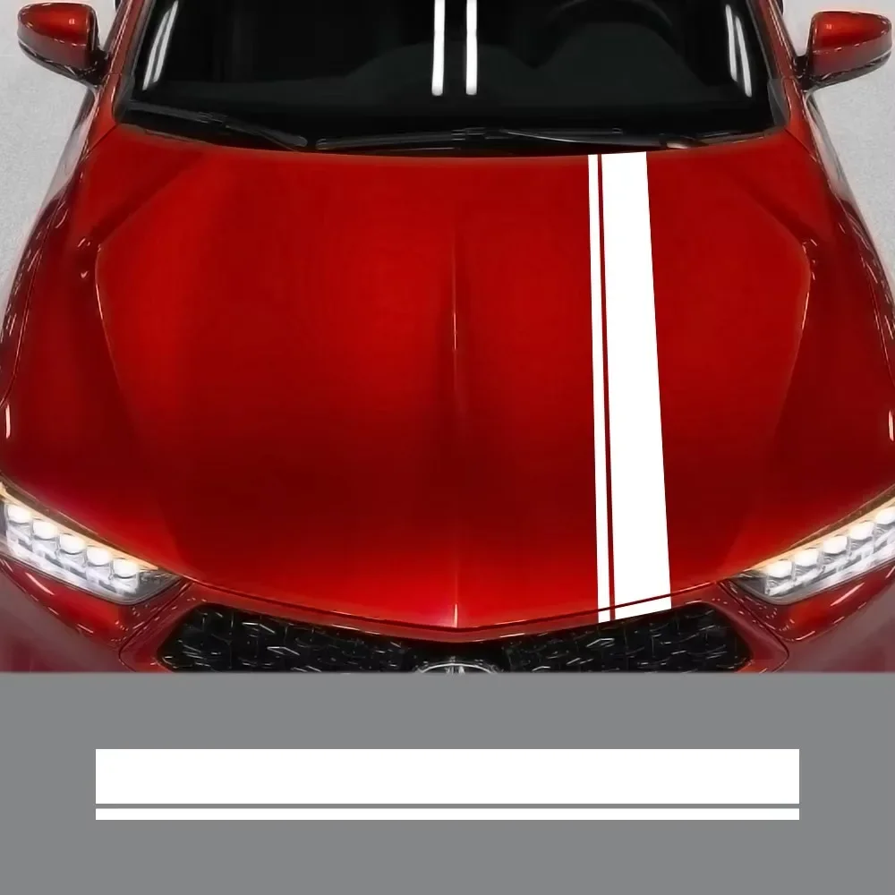 

Наклейка на капот автомобиля, декоративные полосы, графика, декоративные наклейки, автомобильные аксессуары, универсальные для VW, Tesla, Skoda, Volvo, Suzuki, Seat