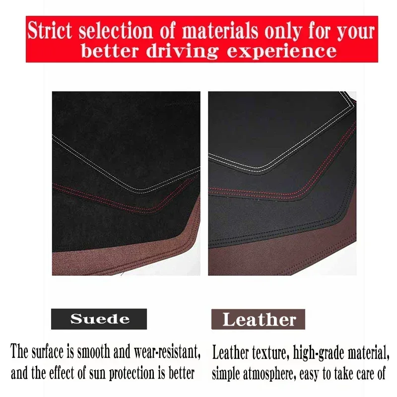 For Chrysler Grand Voager G4 2001~2007  Car Dashboard Cover Dash Mat Non-slip Sun Shade DashMat LHD Car-styling Suede Leather view 5