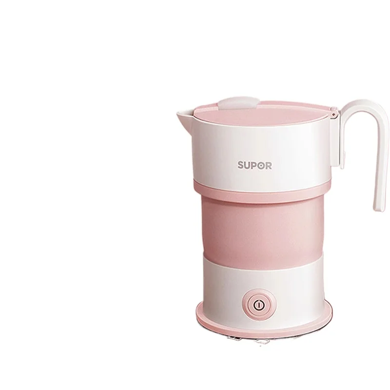 Foldable Electric Kettle, Portable Travel Boiling Cup, Mini Stainless Steel Heating Mug, Compact Thermal Water Boiler