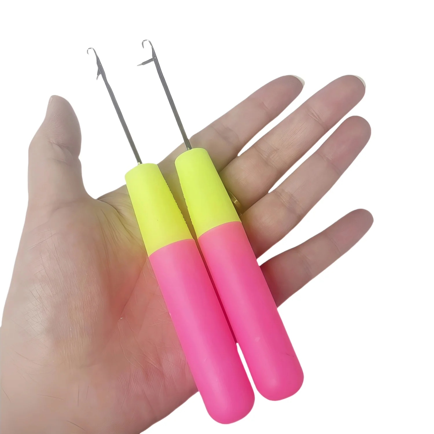 

Latch Crochet Hook 0.38cm/0.57cm Dreadlocks Accessories Crochet Locks Needles Plastic Handle Knitting Hook Hair Extensions Tools