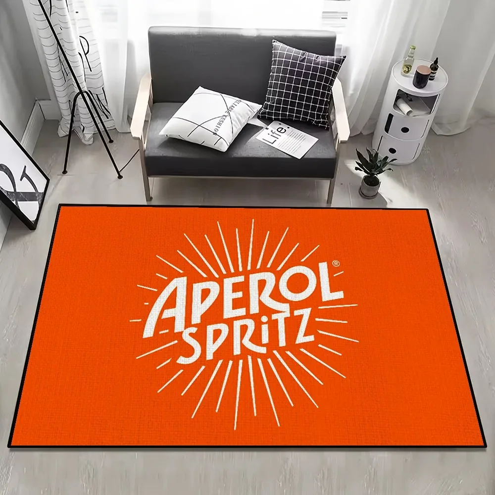 Alfombra pequeña de moda de marca, alfombra antideslizante A-Aperol para cocina y dormitorio hecha a mano, alfombra capitoné S-Spritz, decoración de entrada para sala de estar INS