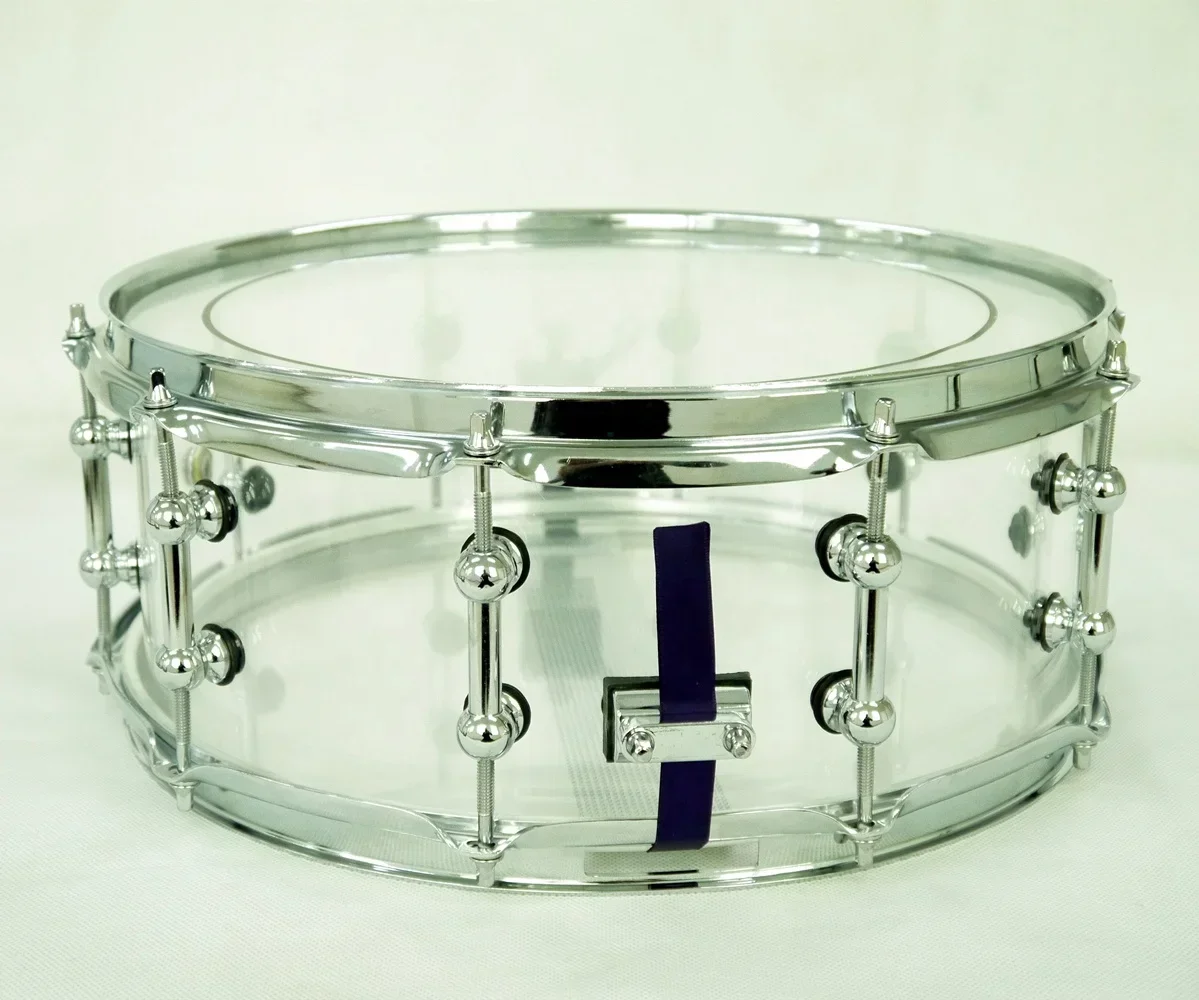 Hot Selling Products At Good Prices  Clear Acrylic Snare Drum with Tube Lug 14