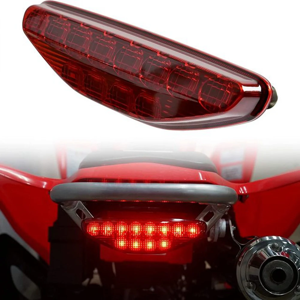 ATV Red LED Tail Light Assembly Rear Brake Stop Light Tail Lamp for Honda TRX450R TRX450ER 2006-2014