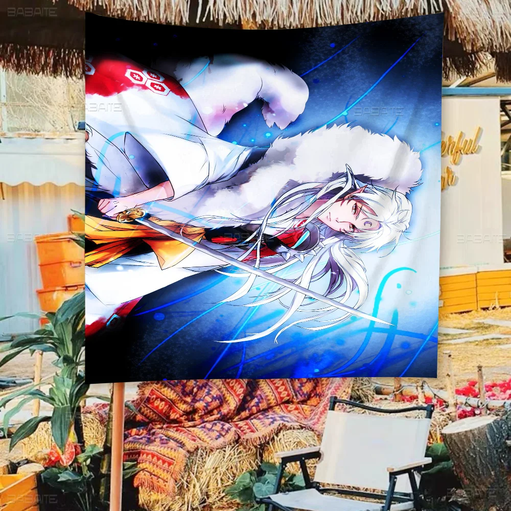 

Печатный Большой Флаг Inuyasha, художественная научная фантастика, декор для комнаты, Декор для дома, баннер