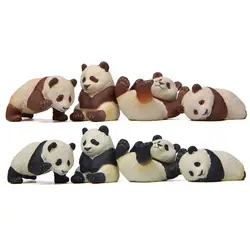 Cartoon DIY Panda Figurines Micro Landscape Hand-made Miniature Figurines Panda Animal Model Bonsai