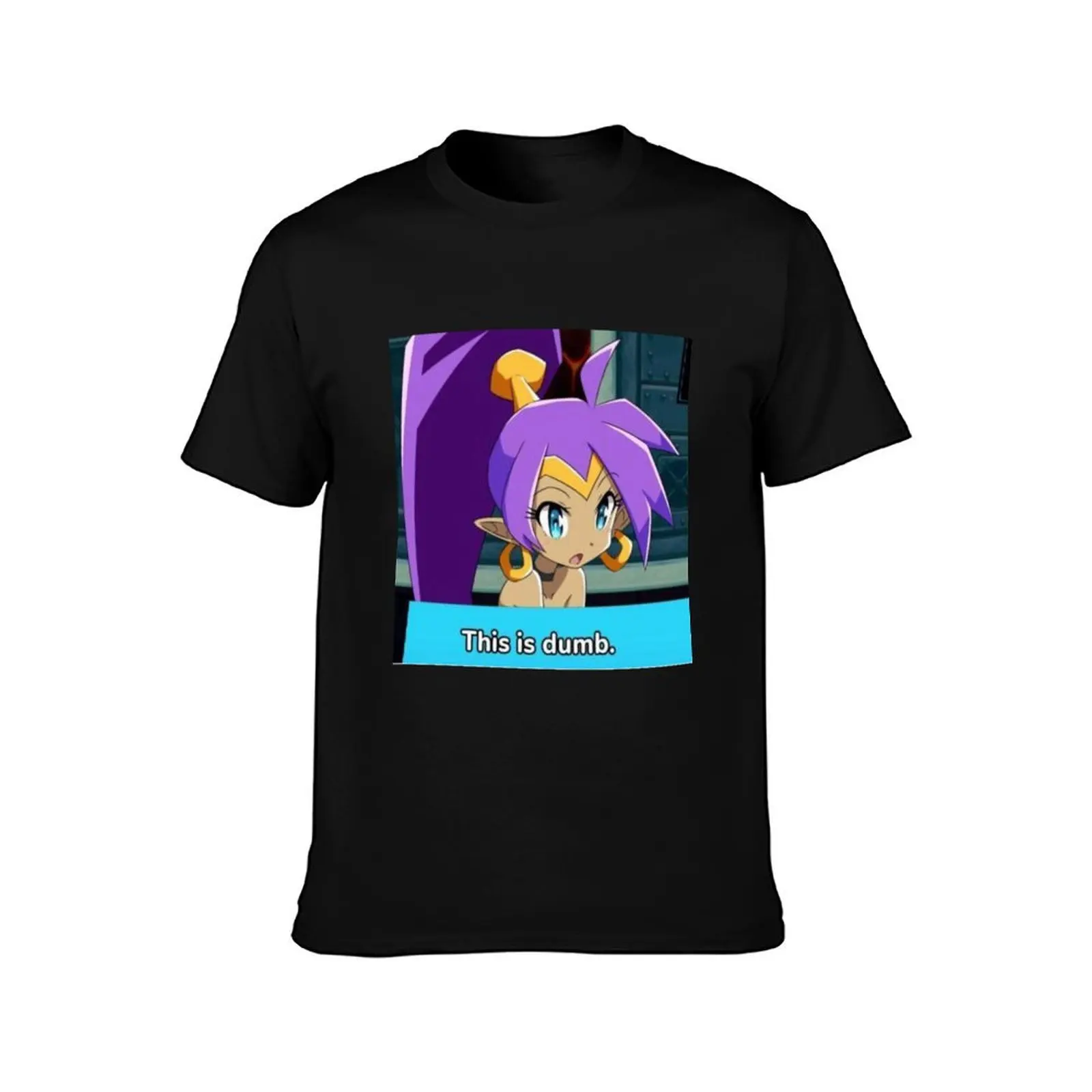 Anime Shantae 'This is dumb' Meme T-Shirt graphic shirts man clothes cheap stuff vintage clothes men t shirt