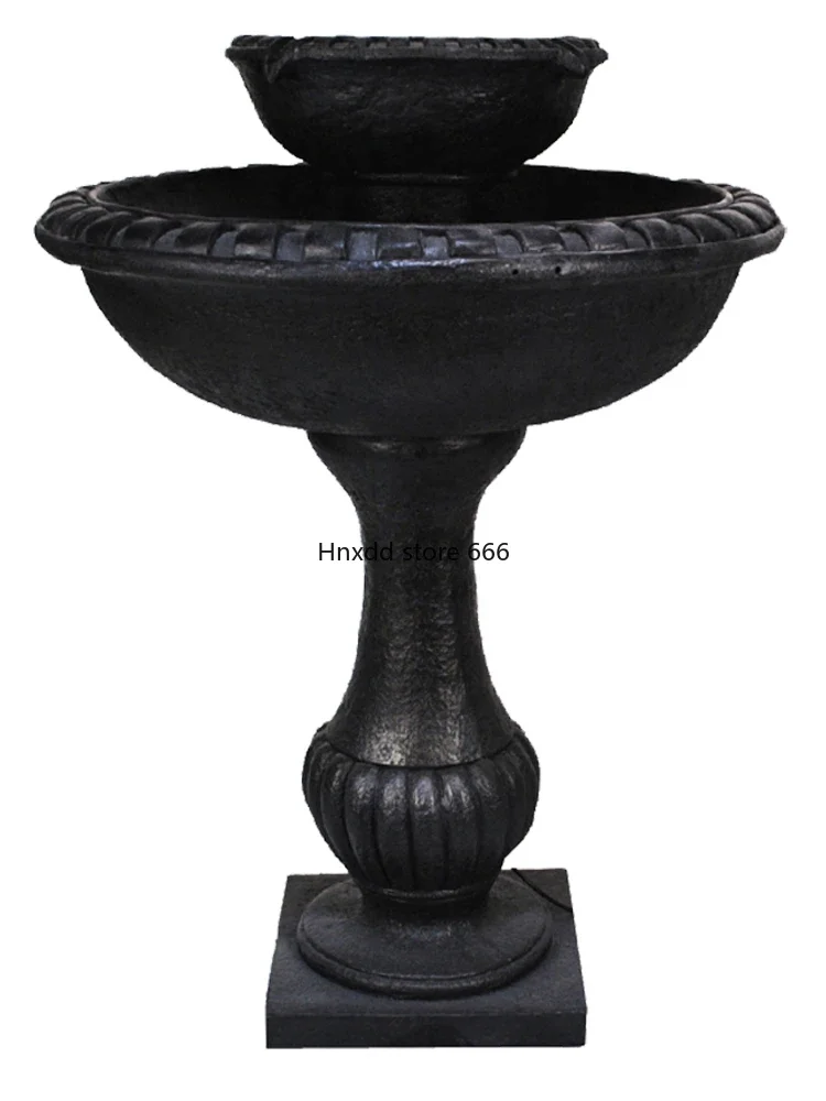 Fountain outdoor courtyard solar fountain circulating water ornament