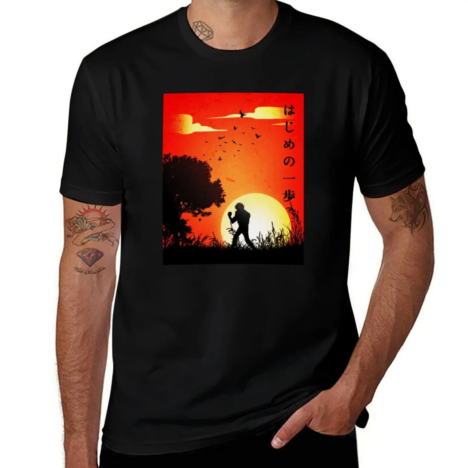 Hajime No Ippo Boxing T-Shirt designer shirts sports fans vintage t shirt men