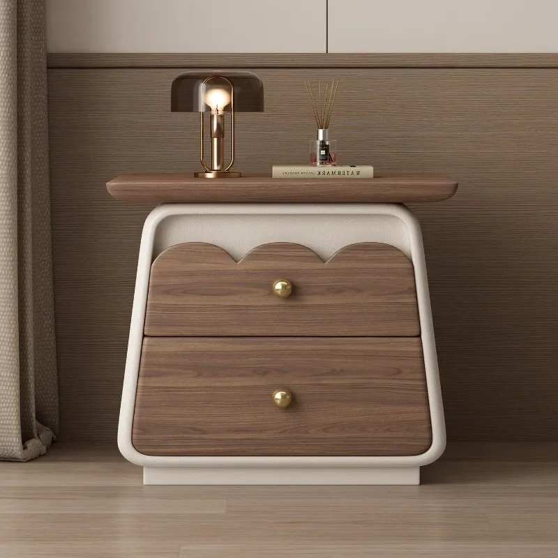 ## Aesthetic Trendy Nightstand Luxury Modern Storage Vintage Nordic Nightstand Display Mesilla De Noche Bedroom Furniture