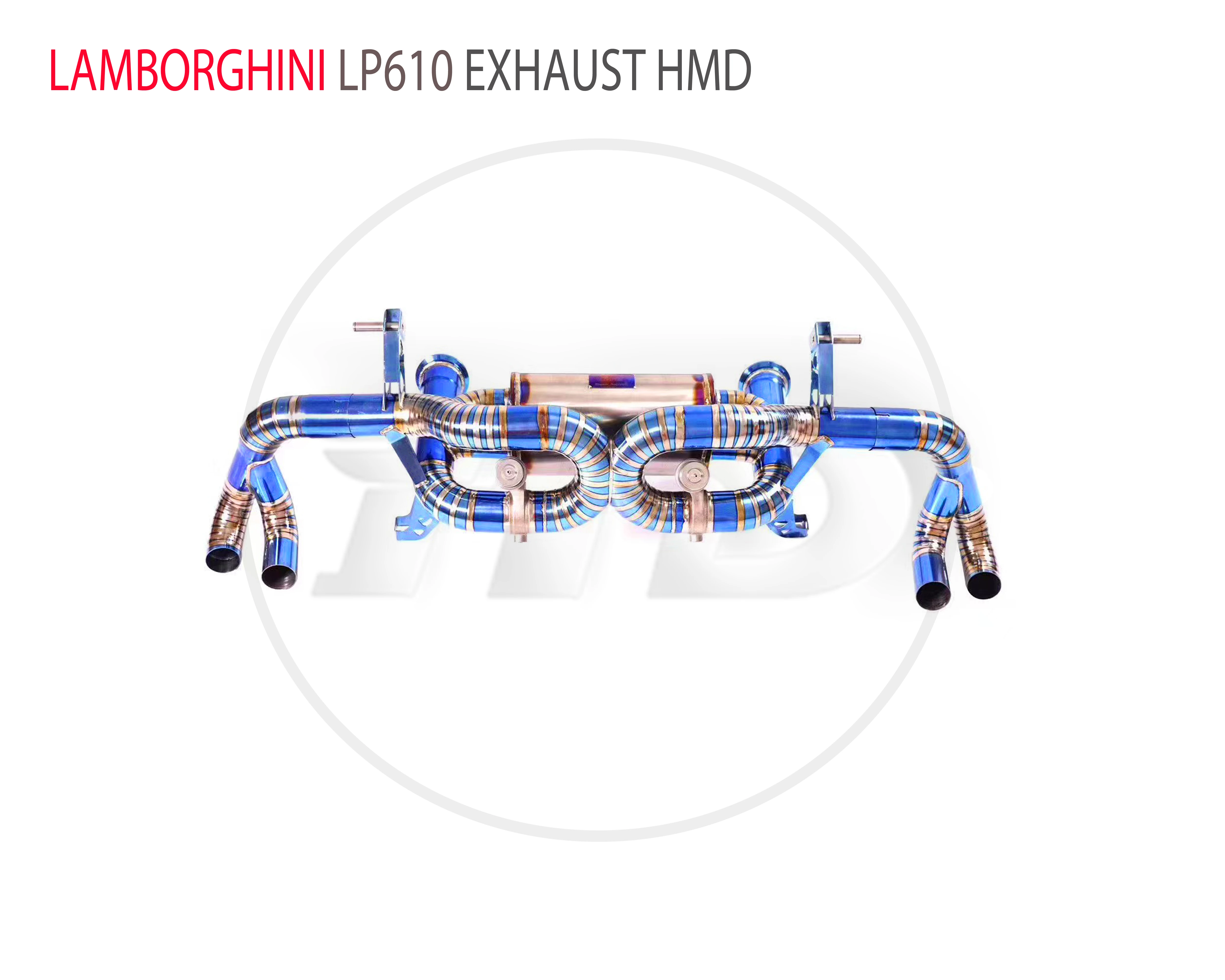 

HMD Titanium Alloy Exhaust Manifold Downpipe is Suitable For Lamborghini Huracan LP610 Muffler With Valve For Cars