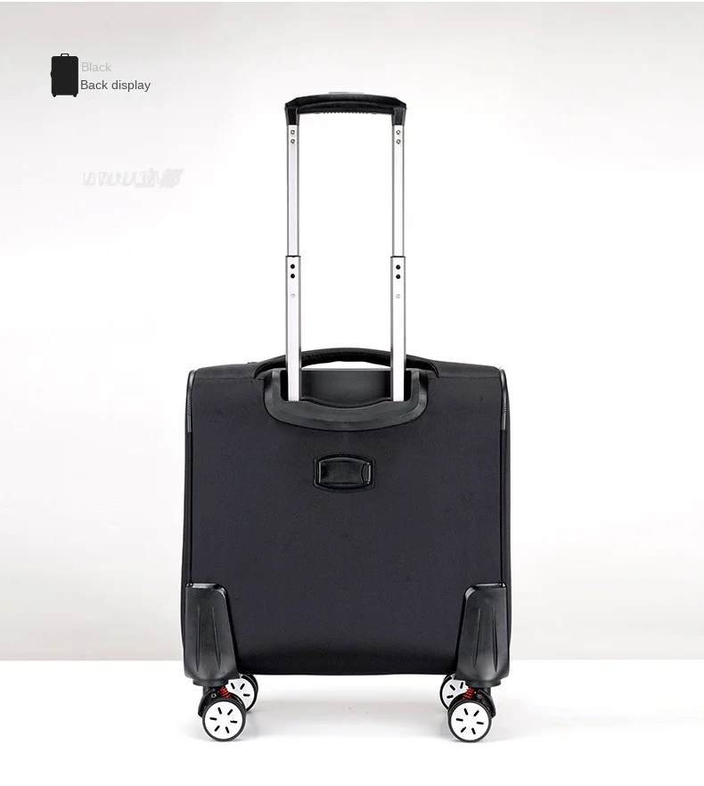 New Horizontal Model Boarding Cabin Suitcase Spring and Autumn Aviation 14 18 20 inch Business Luggage Oxford Cloth Trolley Case