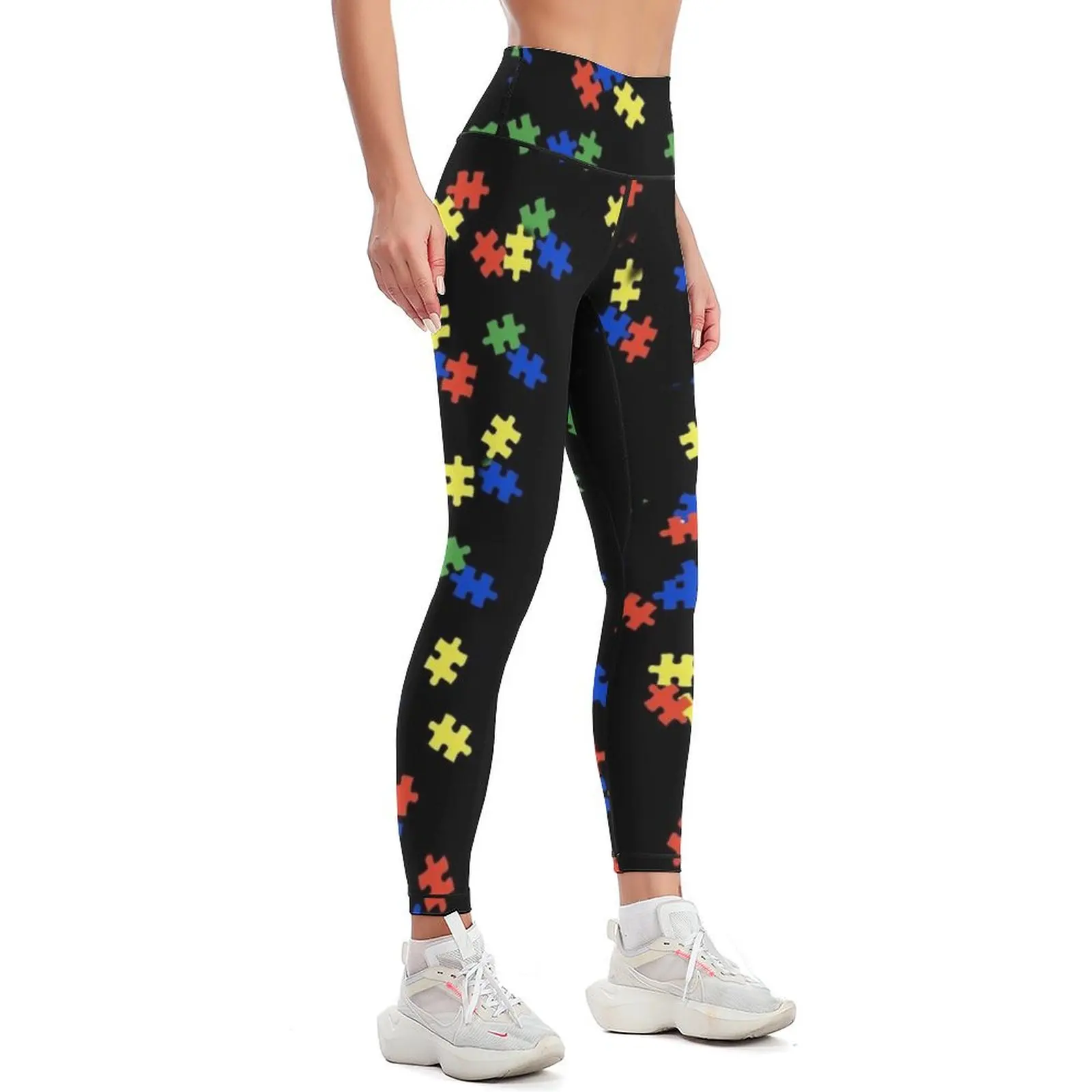 Autism Awareness Autism Puzzle Leggings harem pants legging push up Women's tights Womens Leggings