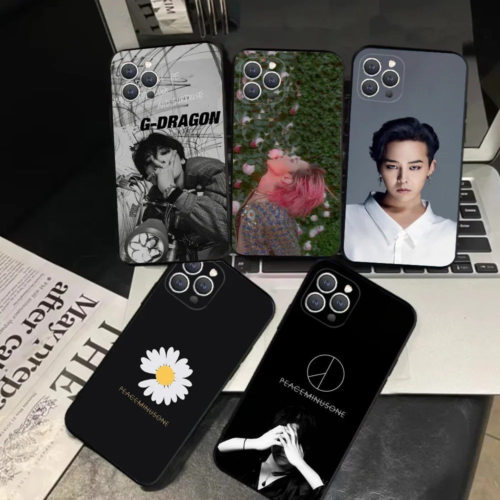 1pc Singer G-Dragon GD Phone Case Silicone Soft For IPhone 16 15 14 13 12 11 Plus Pro Max Plus