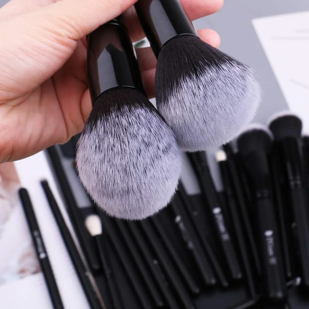 Ducare set de brochas maquillaje, Pinceles de Pelo Sintético, Suave, Color Negro, profesionales, alta calidad,Cepillo para Maquillarse, Sombra de