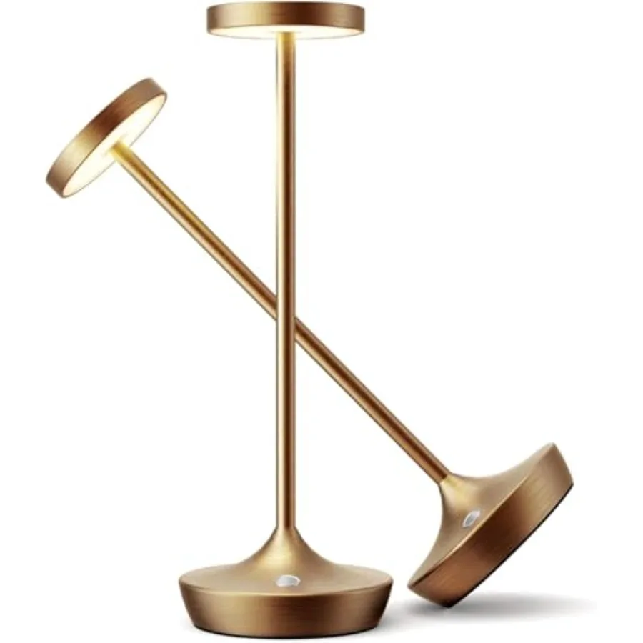 

Беспроводная настольная лампа с аккумулятором - 6000 мАч, светодиодная, на батарейках - портативная, сенсорная, с регулировкой яркости, водонепроницаемая, для улицы