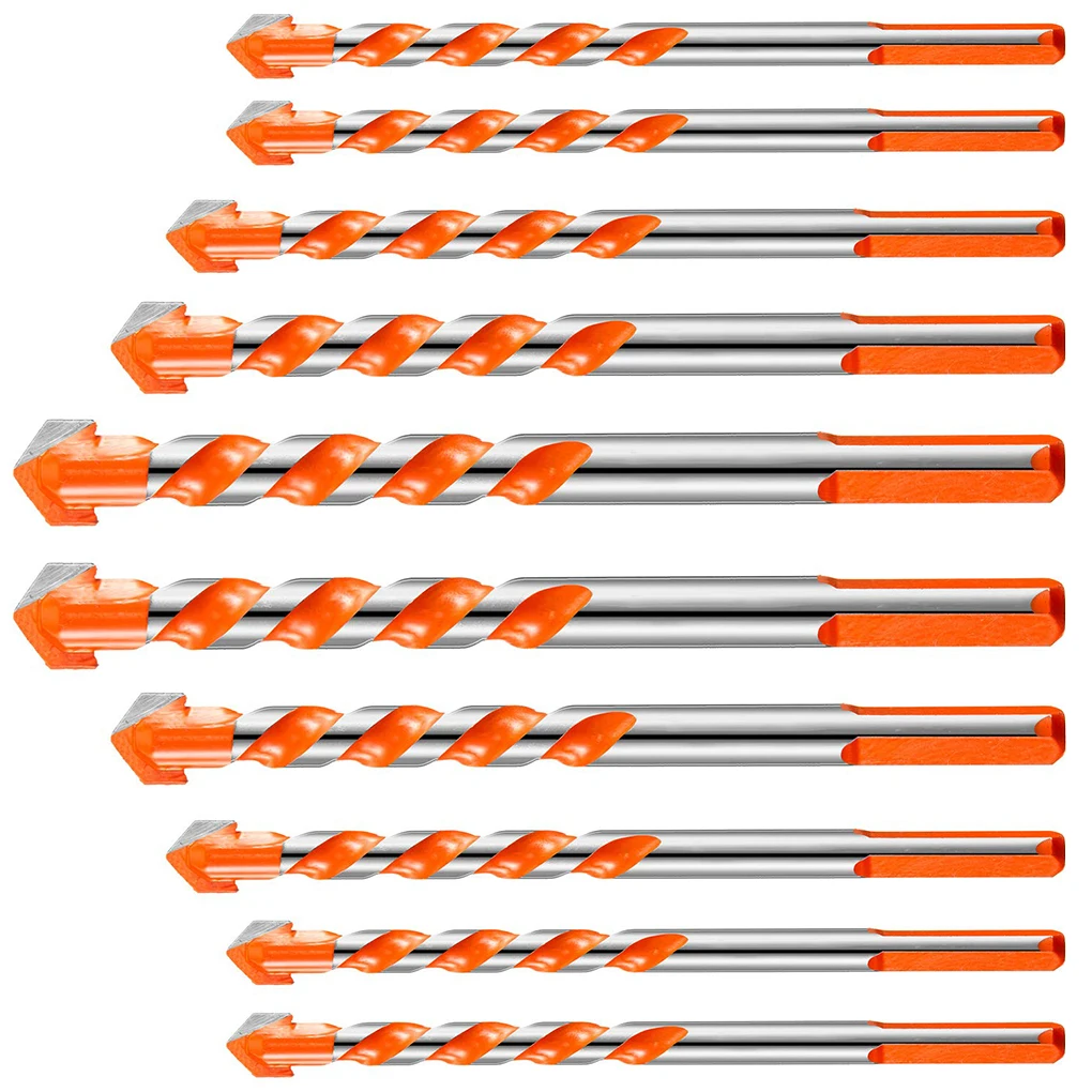 

Набор из 10 сверл для электродрели, спиральные сверла для деревообработки, насадки для ручного инструмента, аксессуары для рукоделия