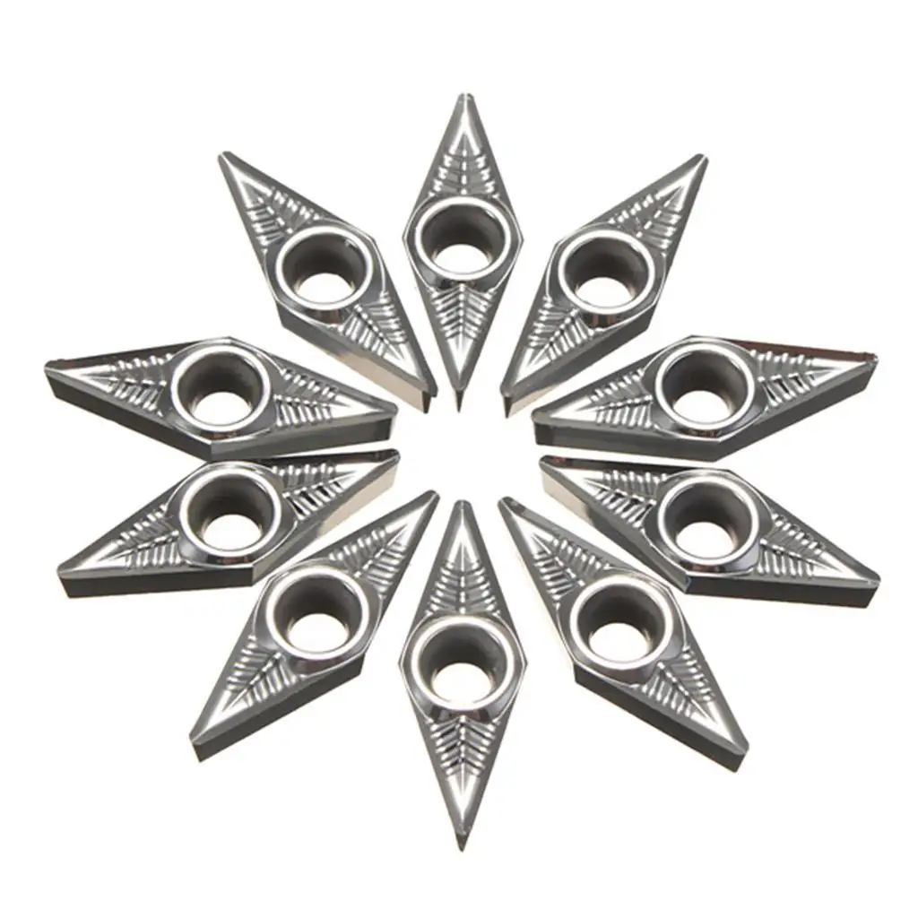 Lots 10 VCGT160408-AK H01 VCGT332-AK H01 Blade Inserts Used