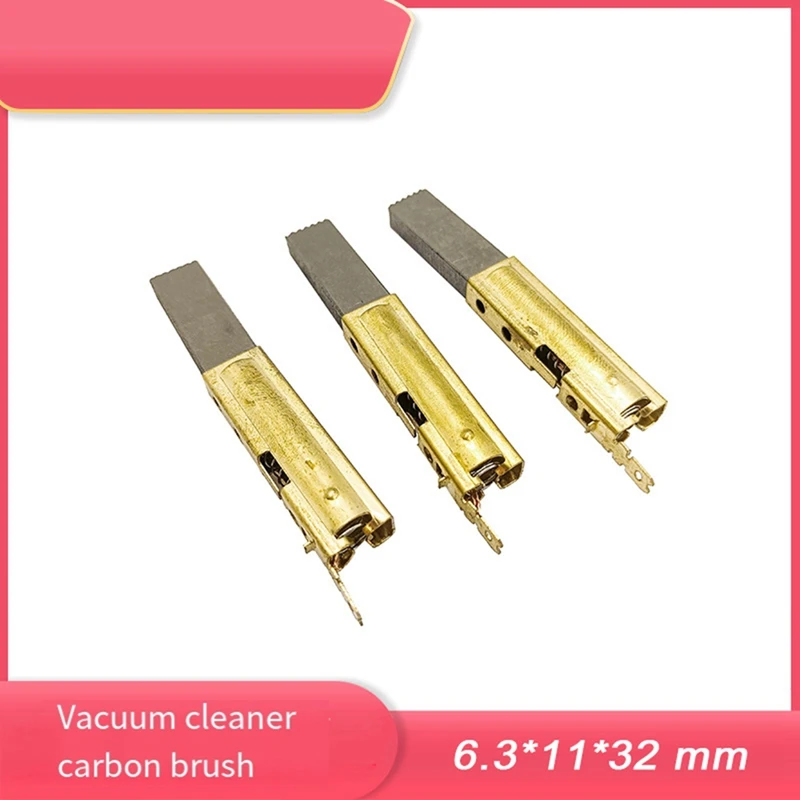 4Pcs Motor Carbon Brushes 32Mmx11mmx6.3Mm For Karcher For Hoover For Vax Wet Vacuum BL21104 230260