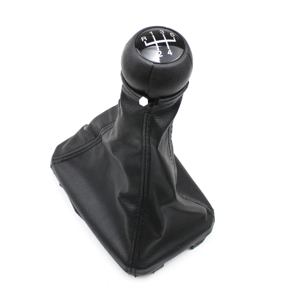 1PCS 5 Speed Shift Gear Knob and Gaitor Leather Boot fit for Vauxhall Opel MERIVA A 2003-2005 2007-2010