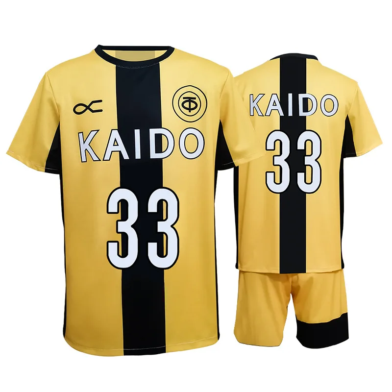 Anime Ao Ashi Aoi Ashito Cosplay Costumes KAIDO Team Jersey Tachibana Souichirou Soccer Set Ootomo Eisaku Football Uniform