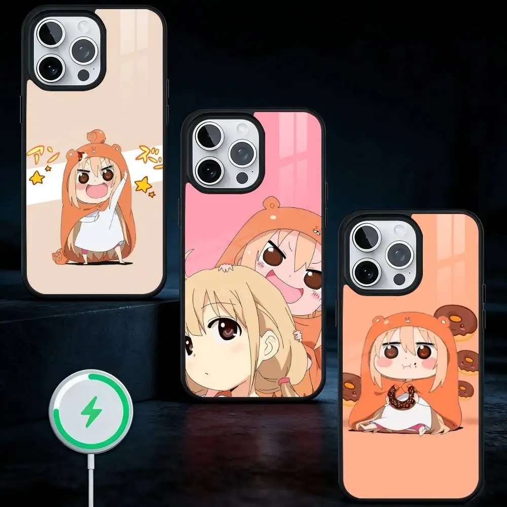 

H-Himouto Umaru ChanS Phone Case For iPhone17,16,15,14,13 Plus,Pro Max Magnetic For Magsafe Wireless Charging