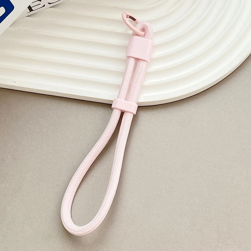 Colorful Braided Lanyard Keychain for Phone Case Women Anti Lost Knot Rope Strap Car Key Chains Diy Accessories Keyring