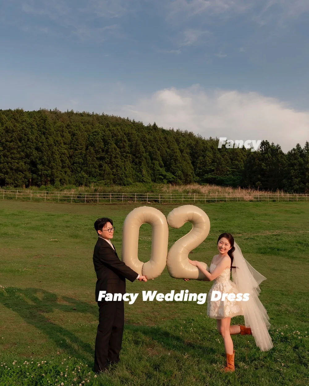 화려하고 우아한 레이스 웨딩 드레스 한국 사진 촬영 미니 짧은 이브닝 드레스 민소매 백 코르셋 맞춤형